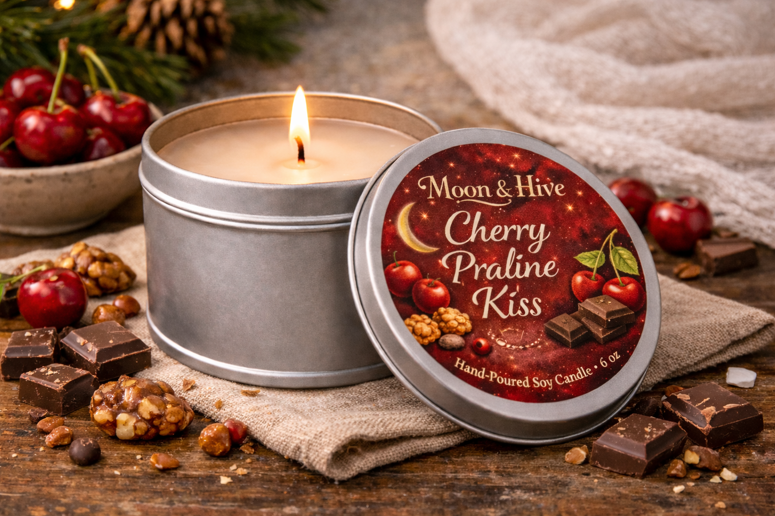 Cherry Praline Kiss